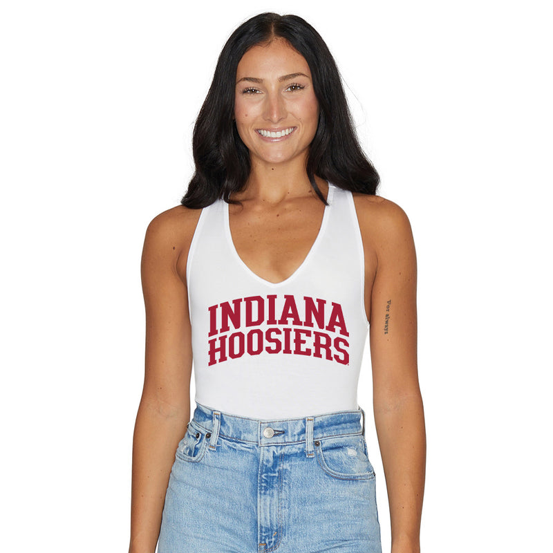 Indiana Hoosiers White Bodysuit