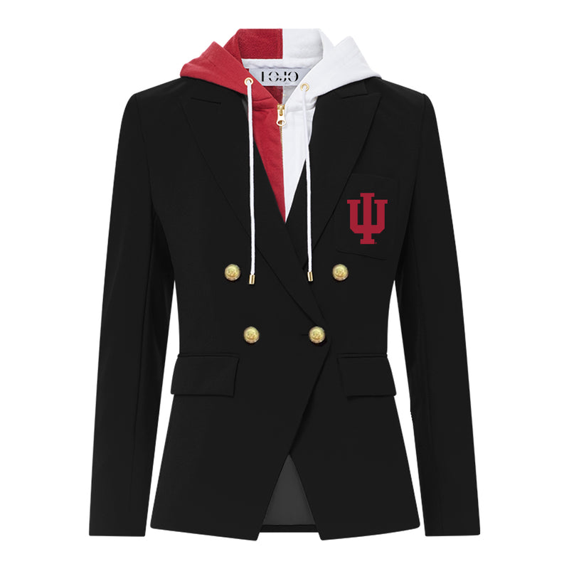 Indiana Hoosiers Hooded Blazer Jacket