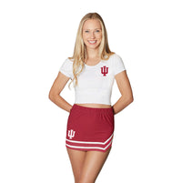 Indiana Hoosiers White Babydoll Tee