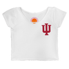 Indiana Hoosiers White Babydoll Tee