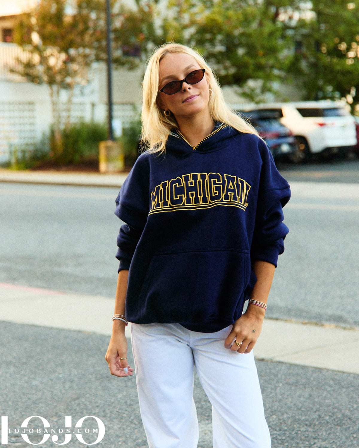 University of Michigan Stitched Hoodie