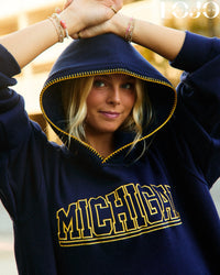 University of Michigan Stitched Hoodie