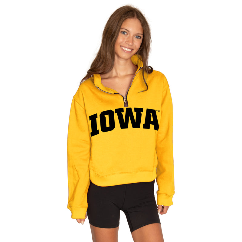 Iowa Hawkeyes Quarter Zip Sweatshirt