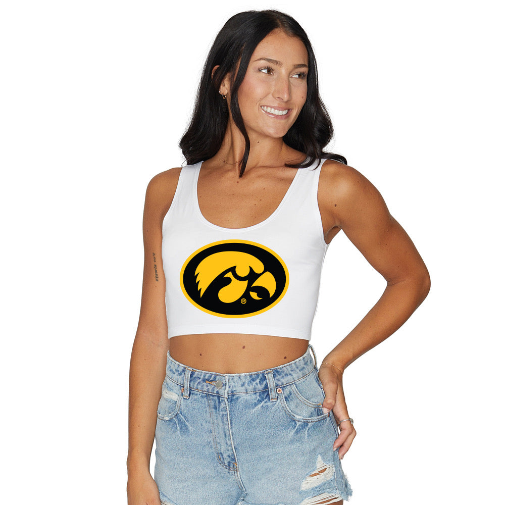 Iowa hawkeye hot sale crop top