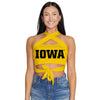 Iowa Hawkeyes Yellow Multi Way Bandeau Top
