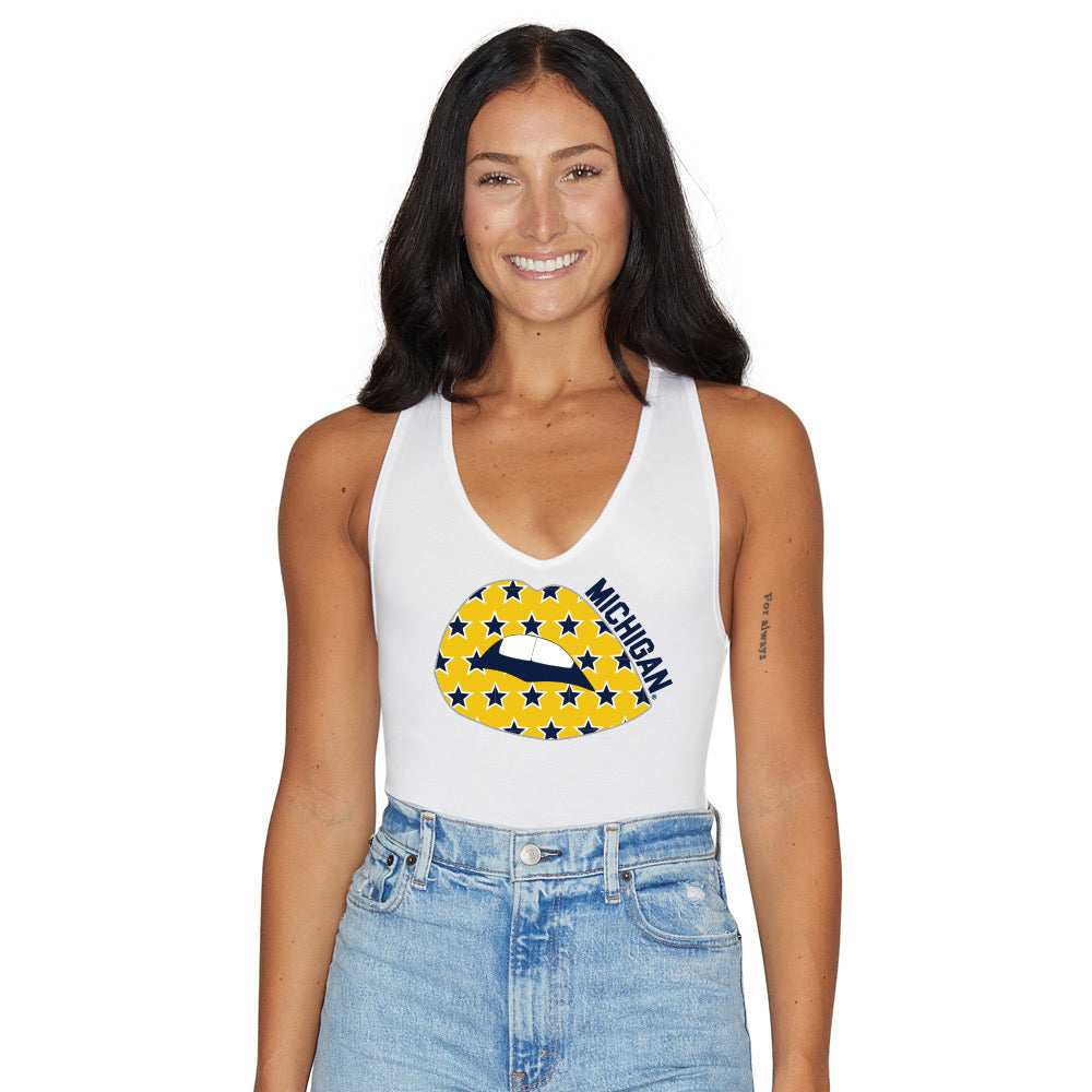 University of Michigan Lips Bodysuit