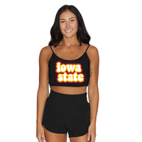 Iowa State Black Spaghetti Tank