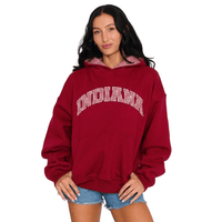 Indiana Crimson Gingham Hoodie