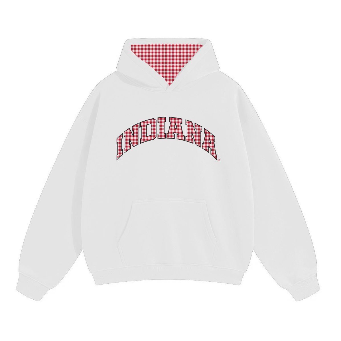Indiana Gingham Hoodie