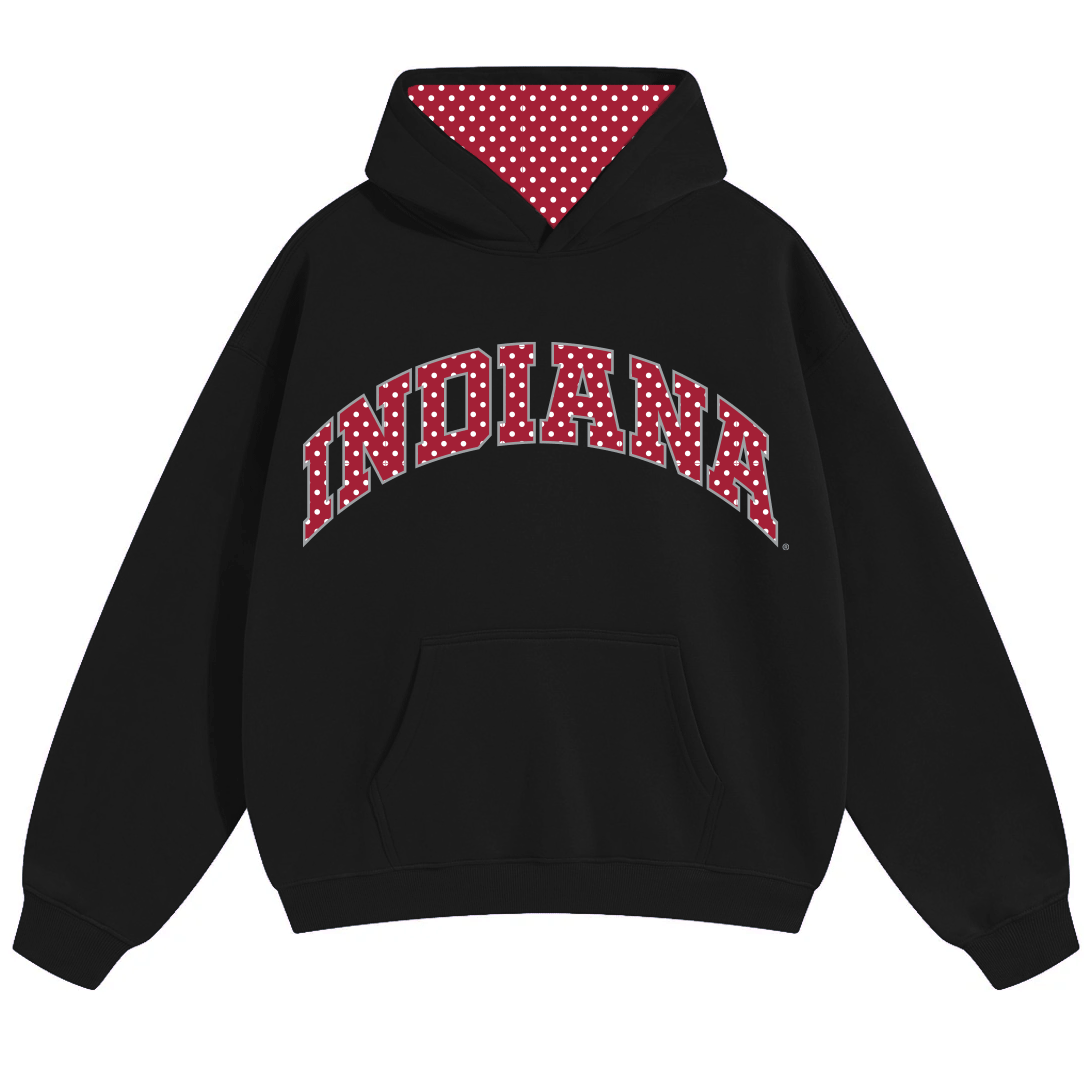 Indiana Polka Dot Hoodie