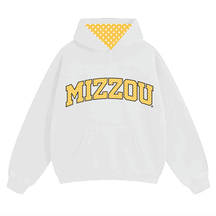 Mizzou Tigers Polka Dot Hoodie