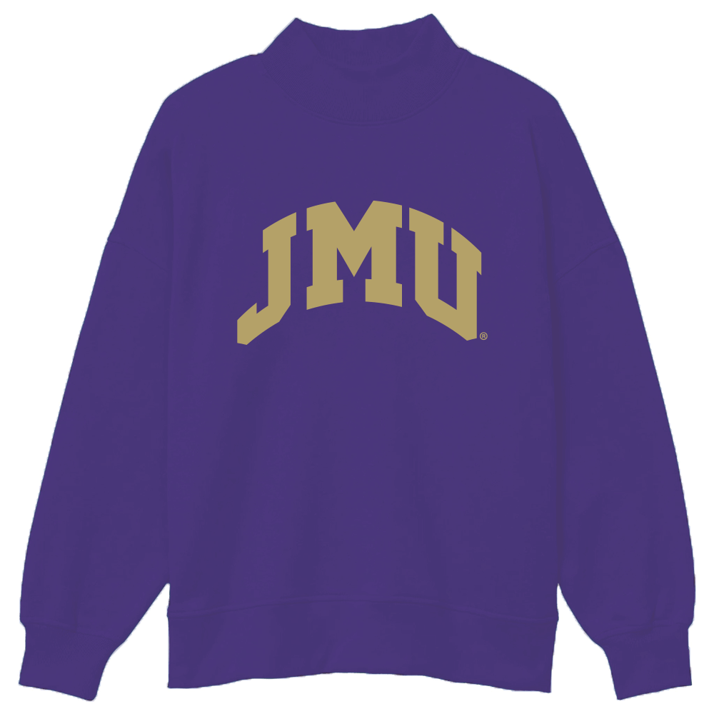 JMU Mock Neck Sweatshirt