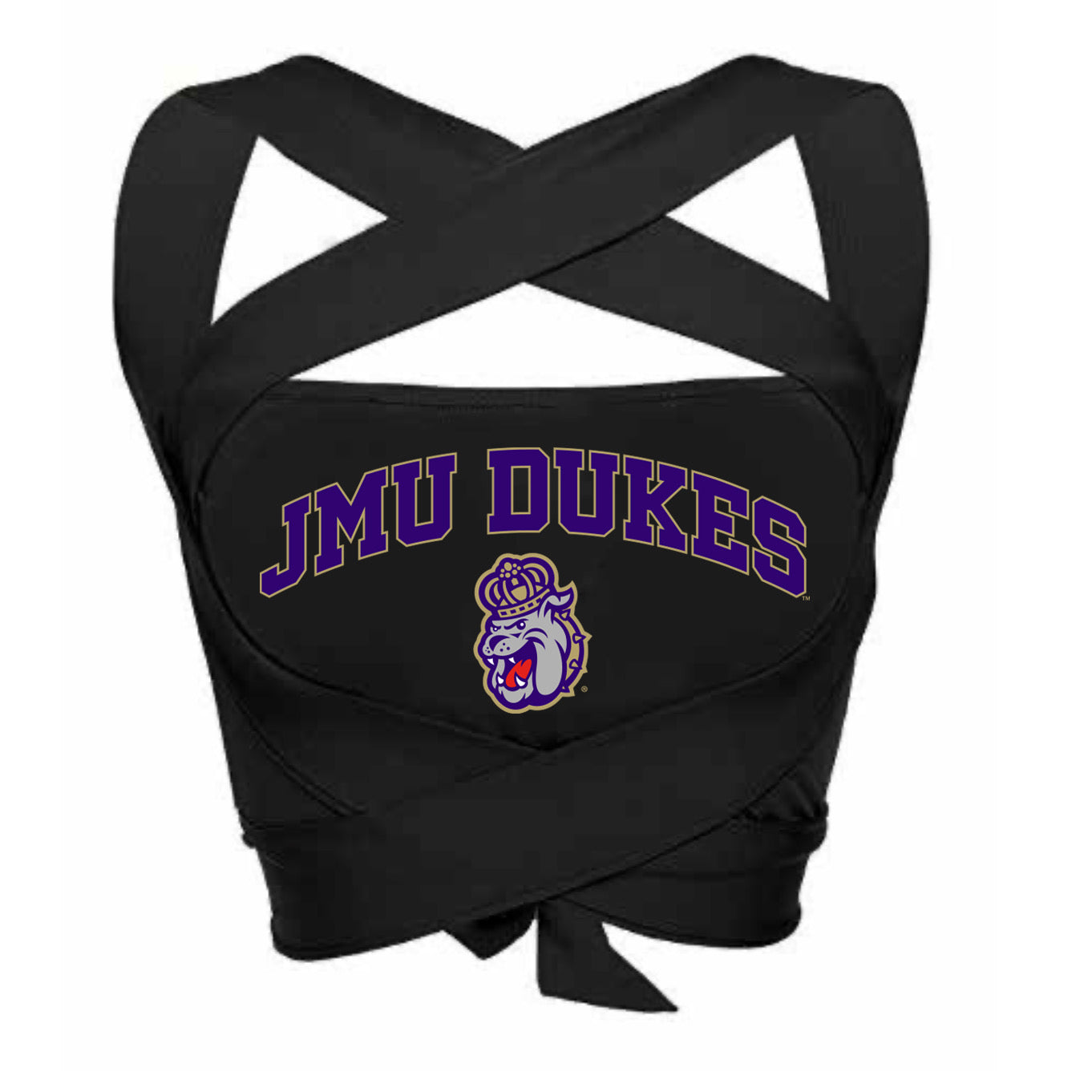 JMU Black Multi Way Bandeau Top