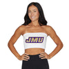 JMU White Bandeau Top