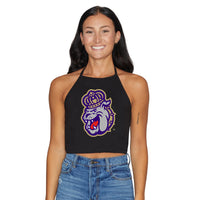 JMU Black Halter Top