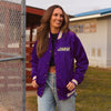 JMU Dukes Satin Letterman Bomber Jacket