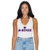Kansas State White Bodysuit