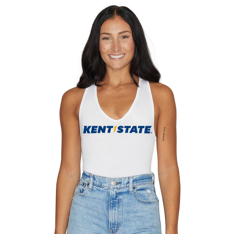 Kent State White Bodysuit