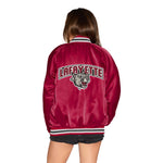 Lafayette College Satin Letterman Bomber Jacket