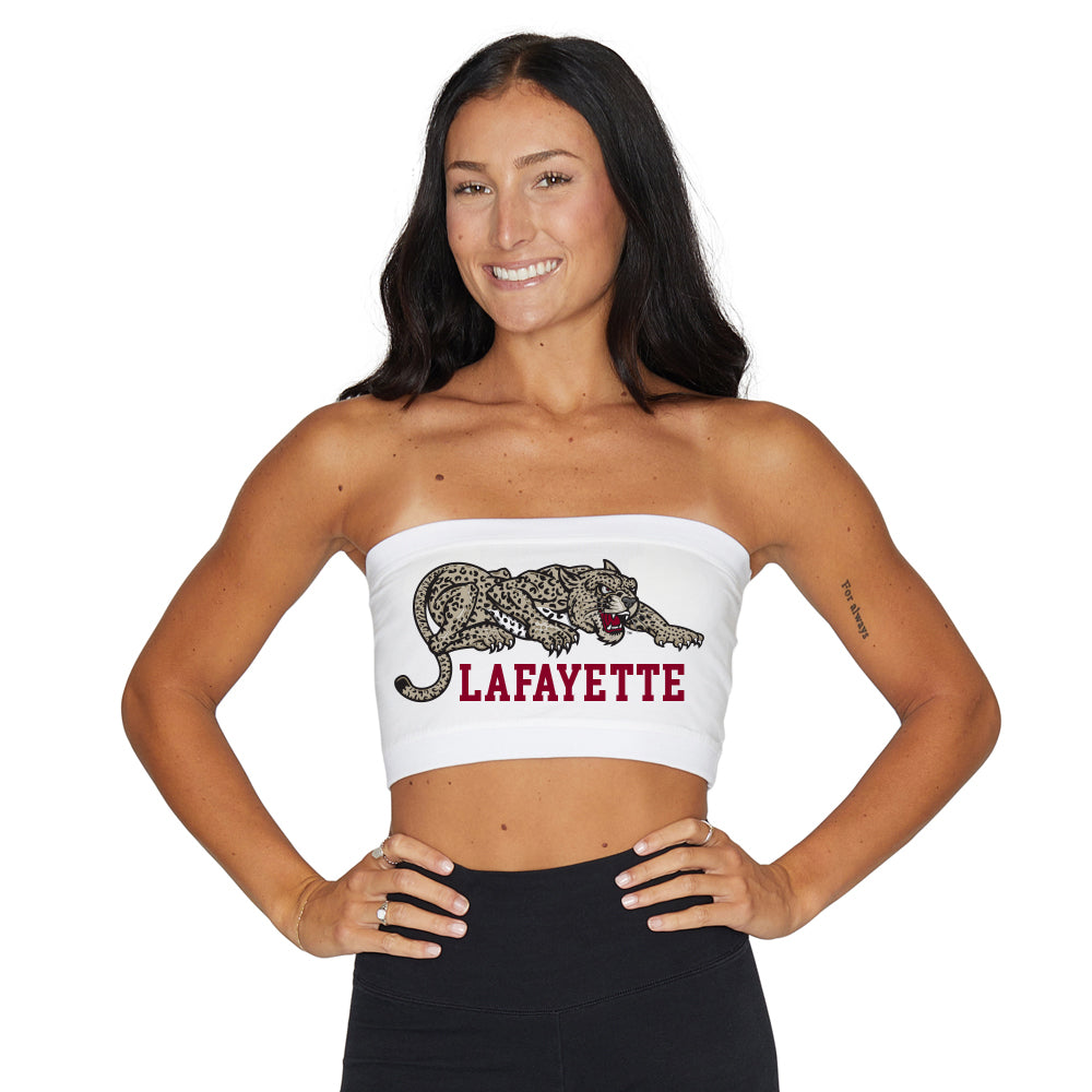 Lafayette College White Bandeau Top