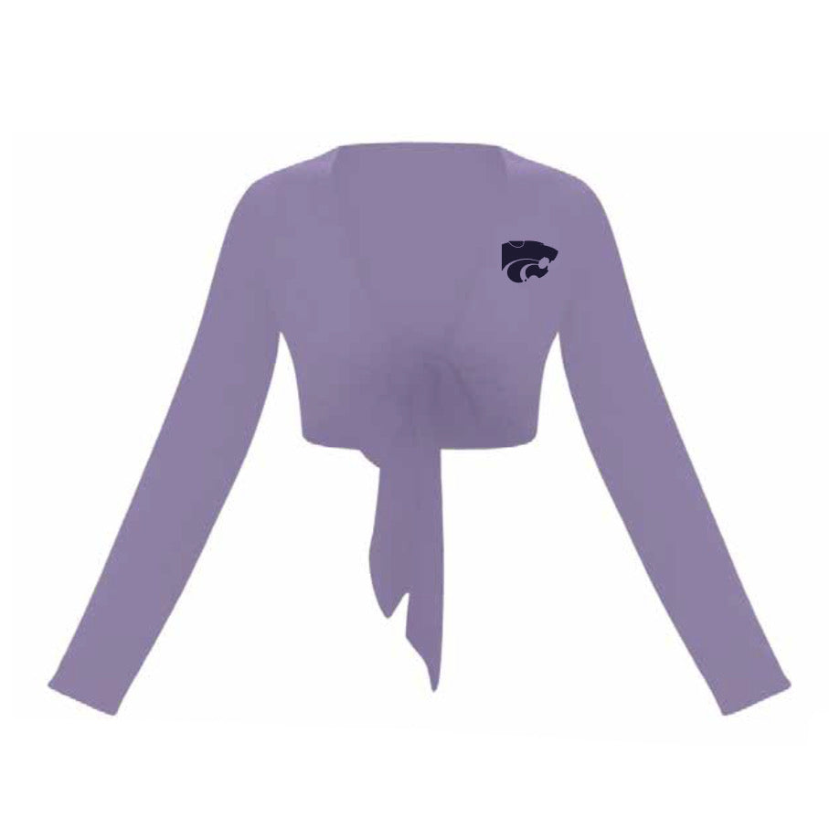 Kansas State Lavender Tie Up Top