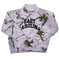 ECU Pirates Lavender Camo Mock Neck Sweatshirt
