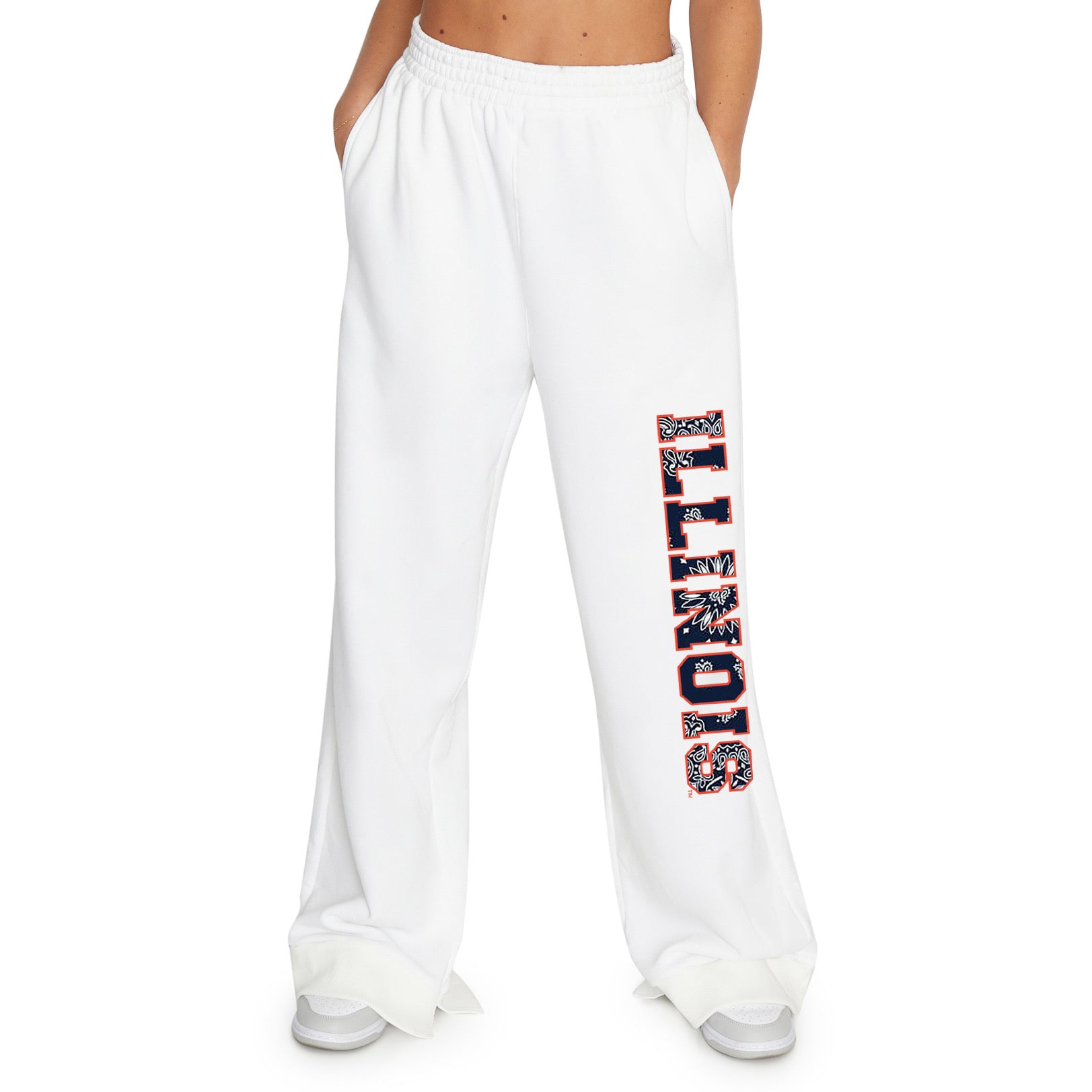 Illinois Fighting Illini Bandana Flare Sweatpants – lojobands
