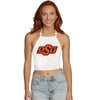 Oklahoma State Cowboys White Halter Top