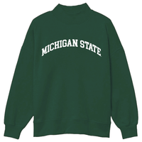 Michigan State Mock Neck Sweatshirt