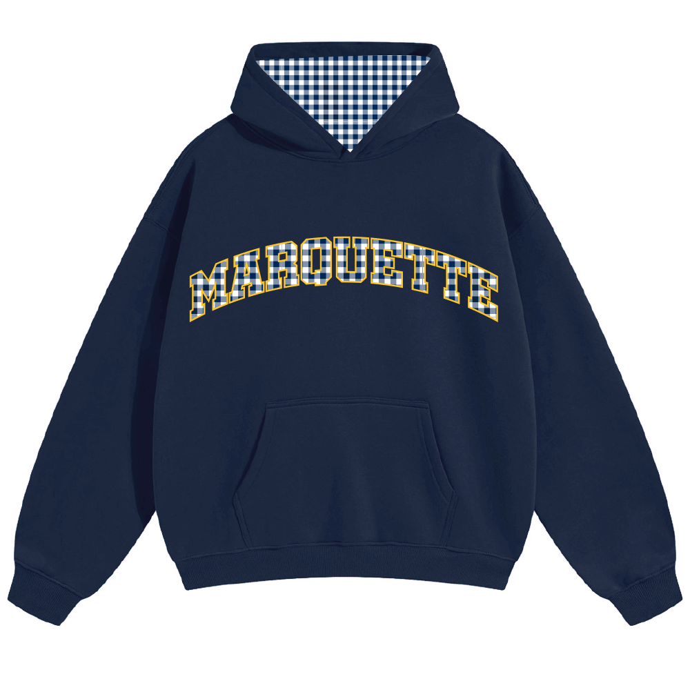 Marquette Gingham Hoodie