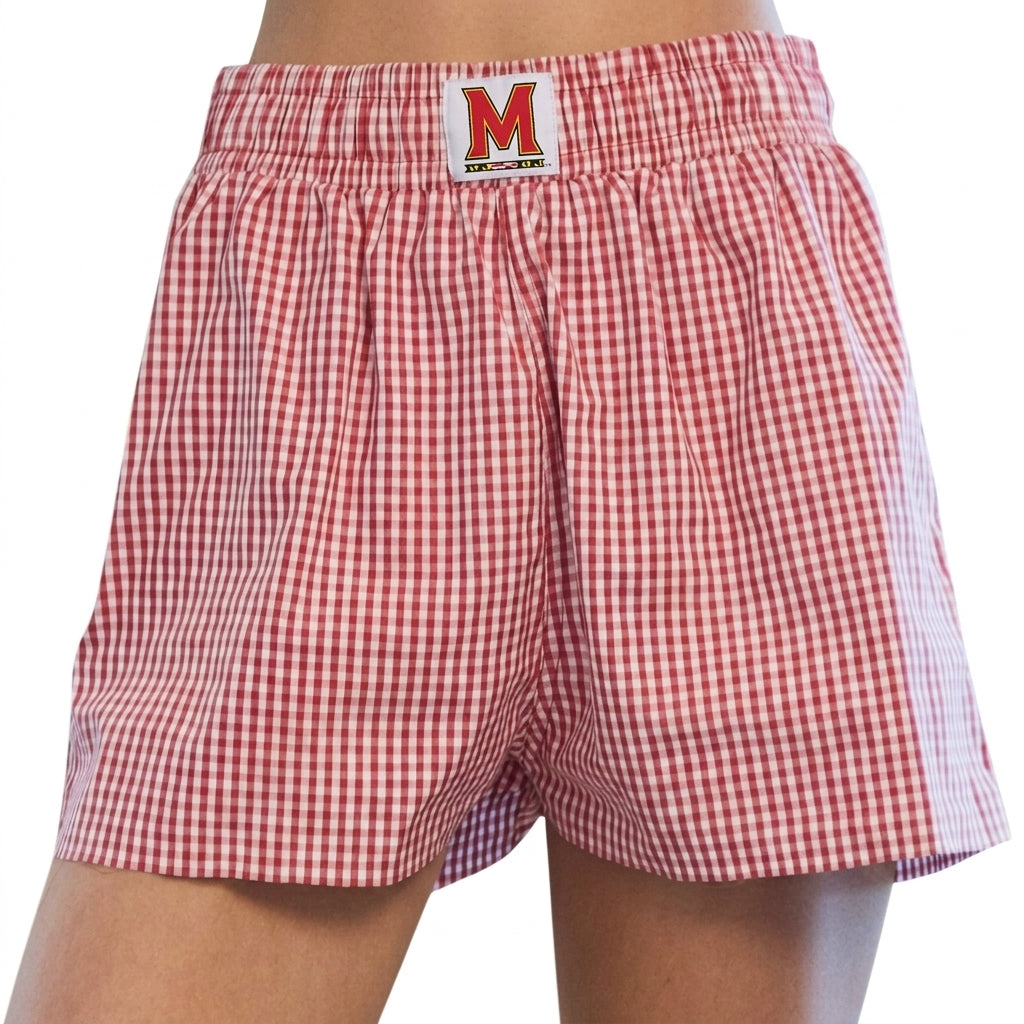 Maryland Terps Gingham Shorts