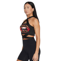 Maryland Terps Black Multi Way Bandeau Top