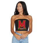 Maryland Terps Black Tube Top