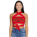 Maryland Terps Red Multi Way Bandeau