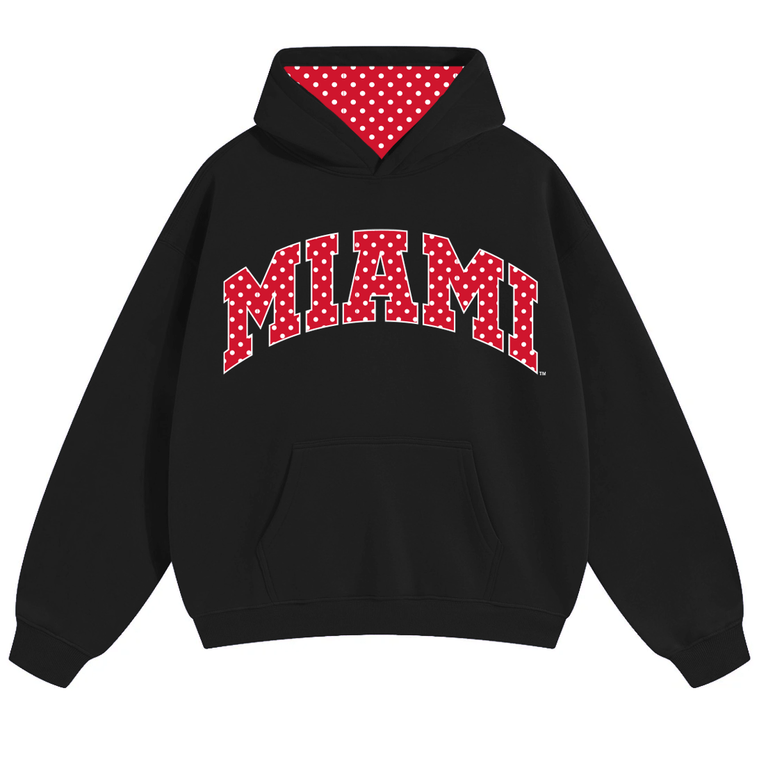 Miami University Polka Dot Hoodie