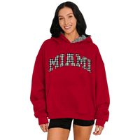 Miami University Gingham Hoodie