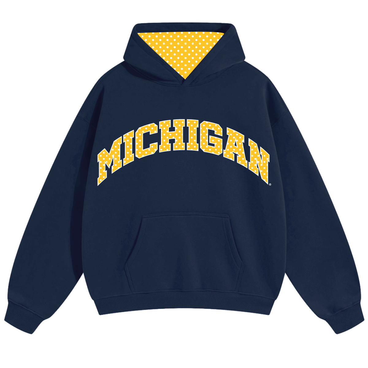 University of Michigan Polka Dot Hoodie