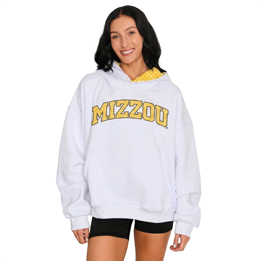 Mizzou Tigers Polka Dot Hoodie