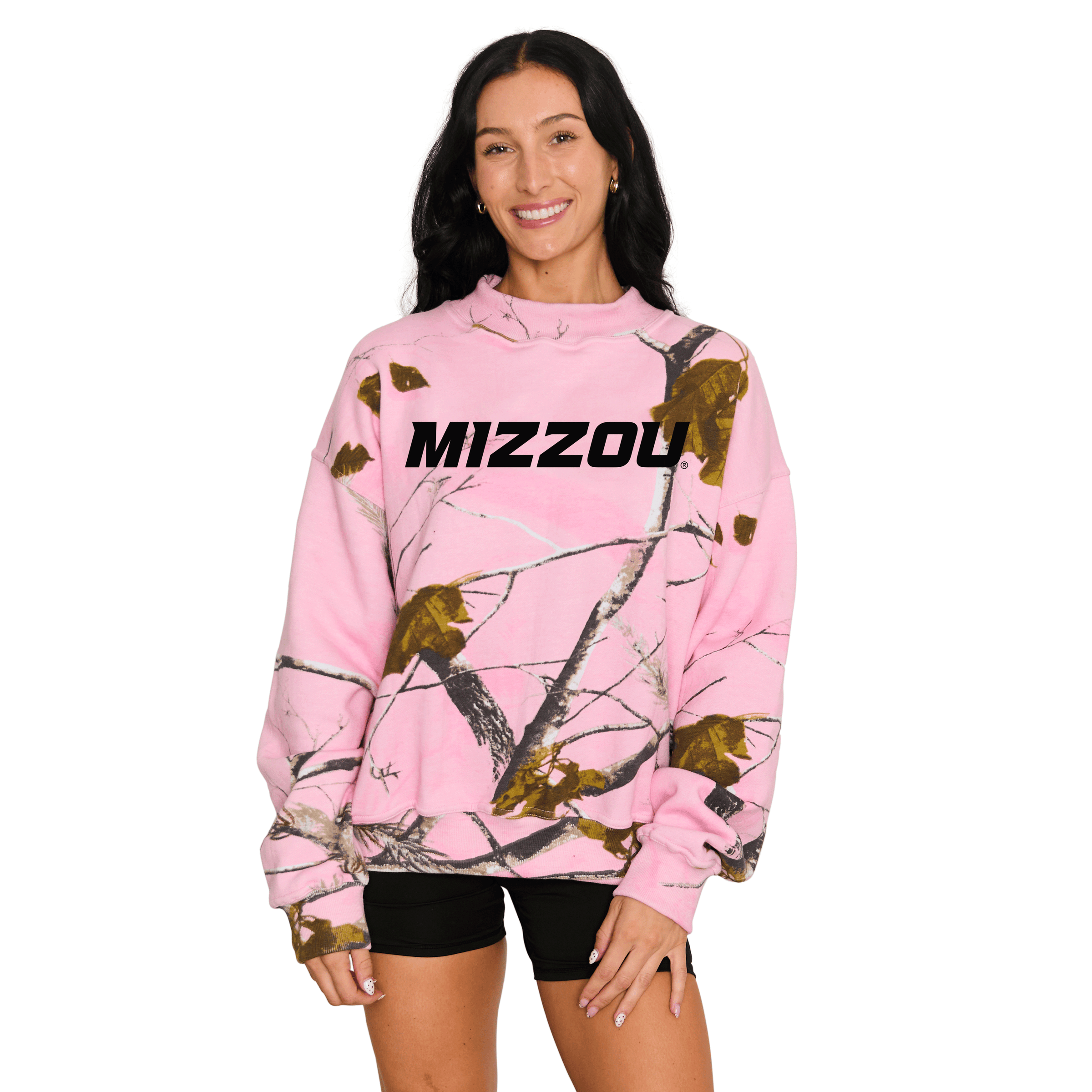 Mizzou Woodland Mock Neck Sweatshirt