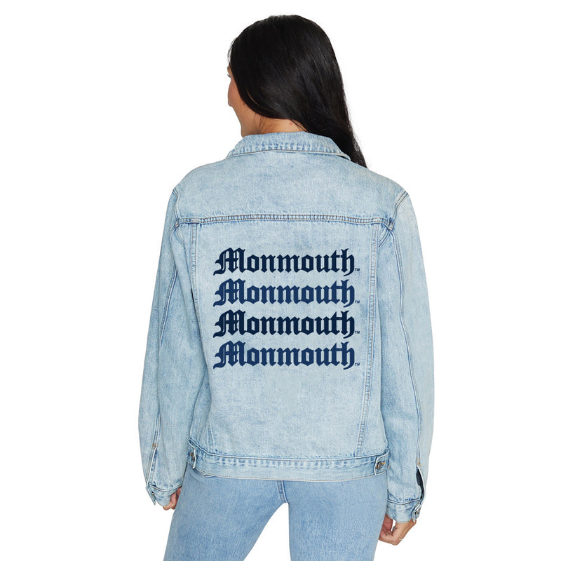 Monmouth Hawks Gothic Denim Jacket