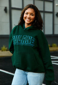 Tulane Stitched Hoodie