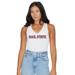 Mississippi State White Bodysuit