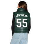 Michigan State Puffer Vest