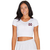 Mississippi State White Babydoll Tee