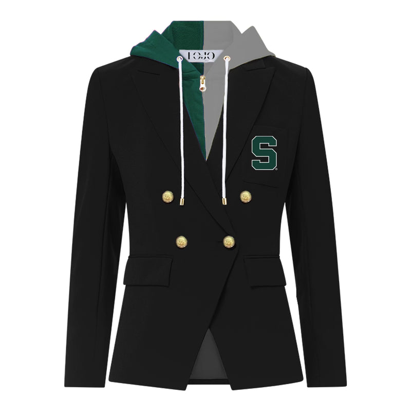 Michigan State Hooded Blazer Jacket