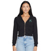 Michigan State Waffle Knit Zip Up Hoodie
