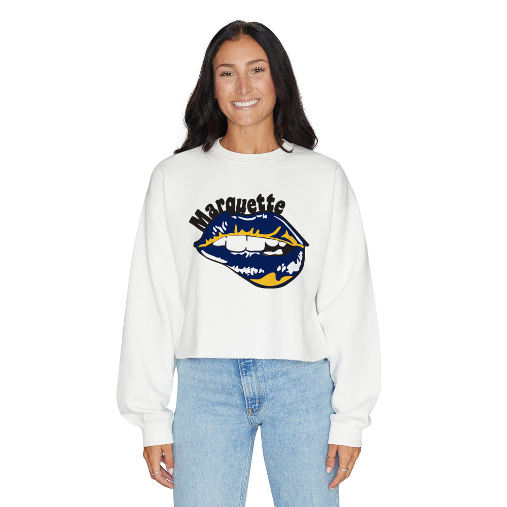Marquette Lips Crewneck