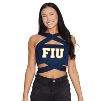 FIU Panthers Navy Multi Way Bandeau Top
