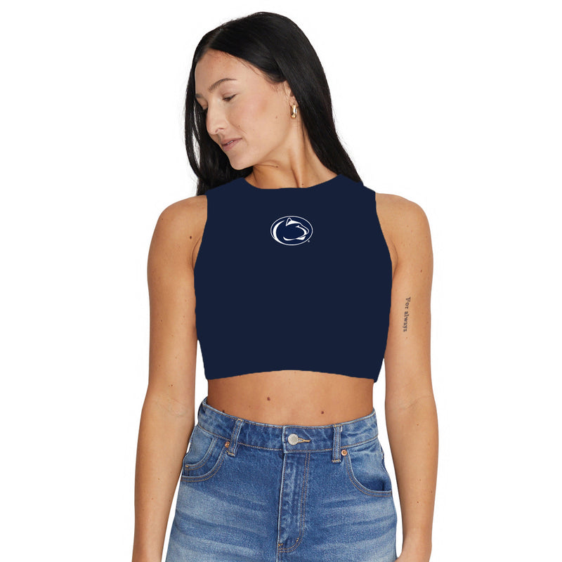 Penn State Navy Touchdown Ribbed Tank