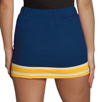 Navy & Yellow Game Day Skirt